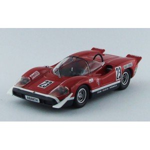 1/43 VOITURE MINIATURE DE COLLECTION ABARTH 2000 S #23 Silverstone-1969-BEST9568